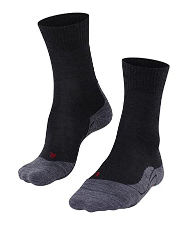 FALKE Herren Wandersocken TK5 Wander So Wolle Funktionsmaterial antiblasen dünn 1 Paar, Schwarz Black-Mix 3010, 42-43 im Sale